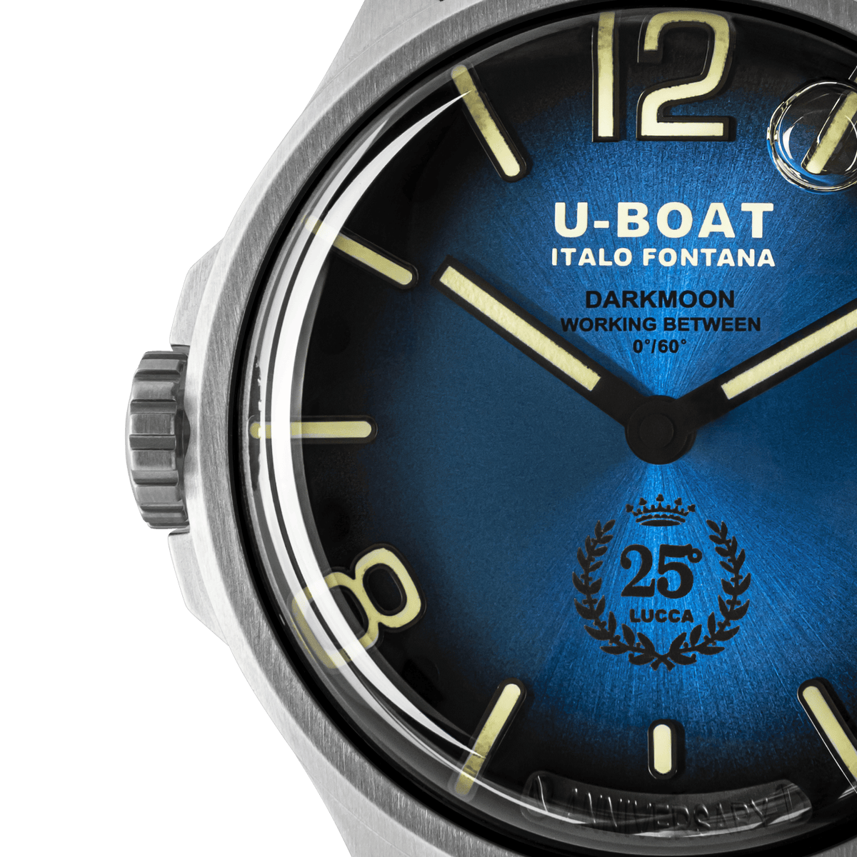 U-BOAT Darkmoon 25° BLUE SOLEIL SS 46.50mm 2029 