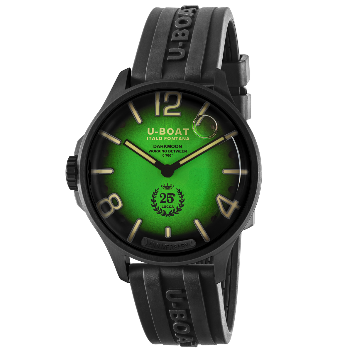 U-BOAT Darkmoon 25° GREEN SOLEIL PVD 46.50mm 2030 