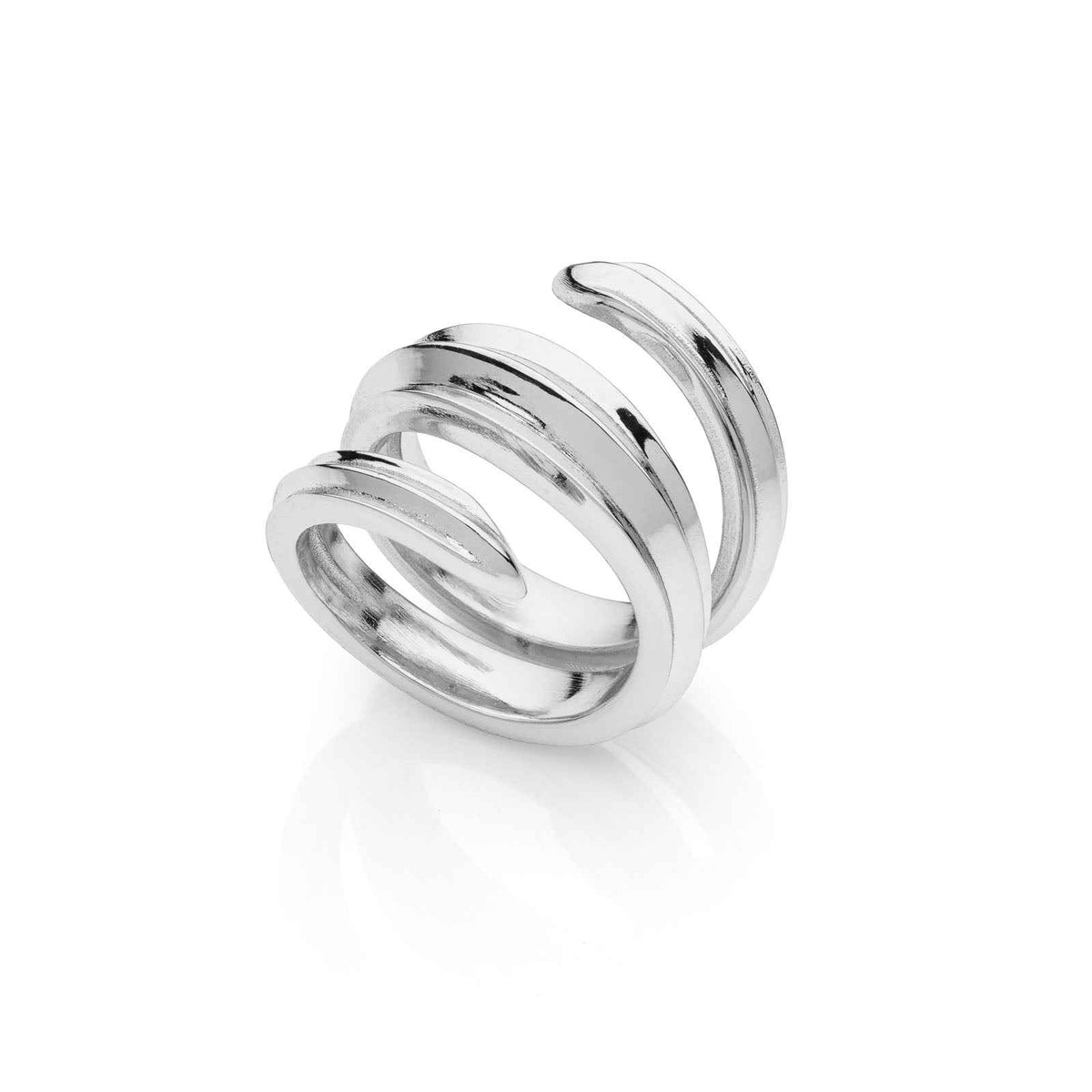 Anello argento a spirale Unoaerre 2397