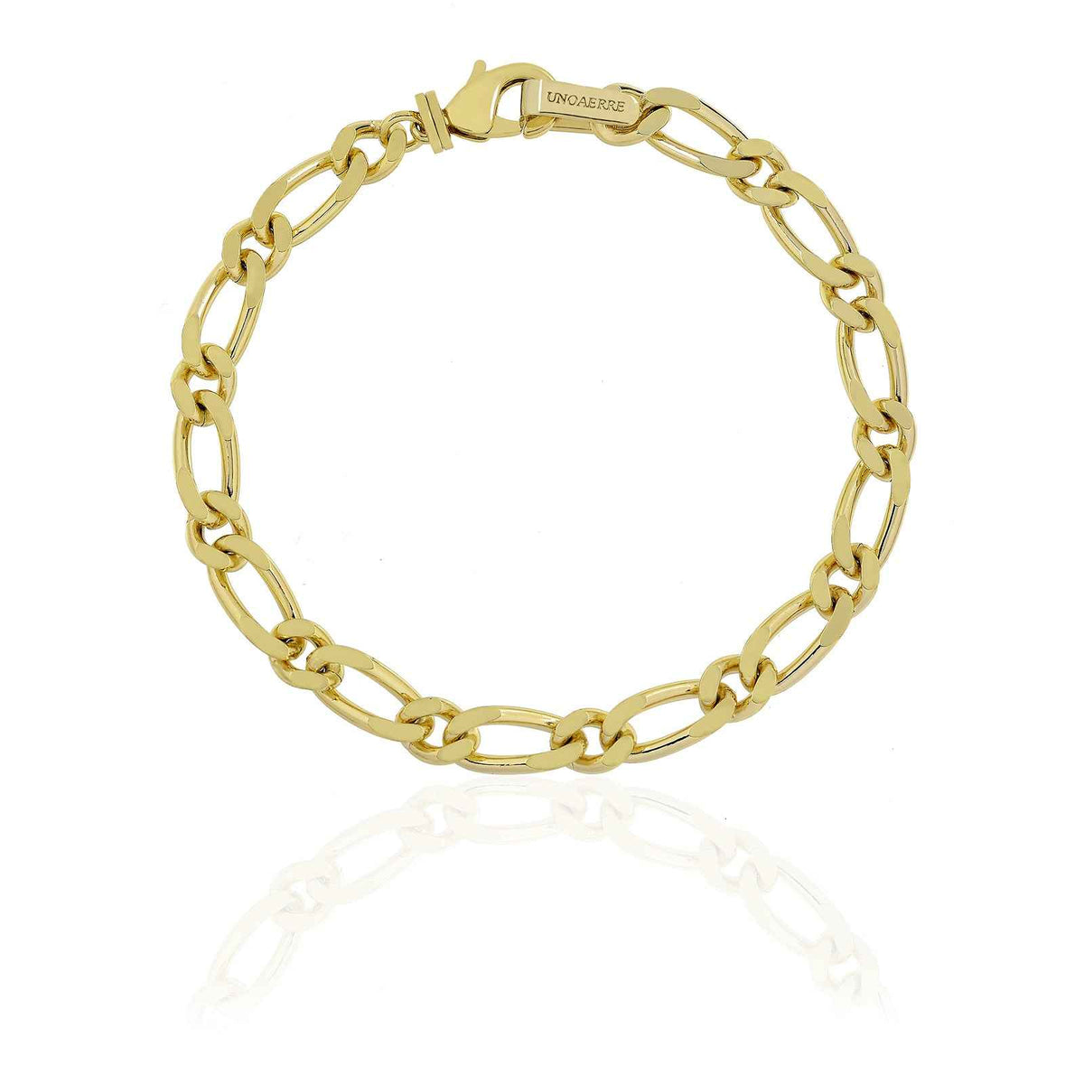 Bracciale dorato catena fantasia Unoaerre 2492