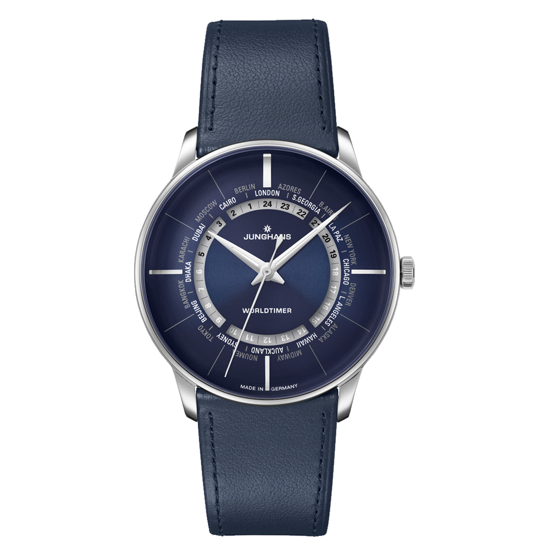 Junghans Meister Worldtimer 40.4mm 27/3010.01