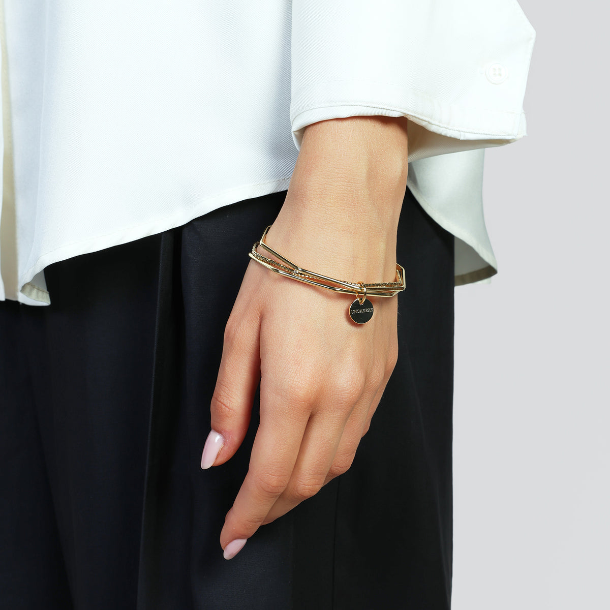 Unoaerre 2742 3-bangle gold bracelet 