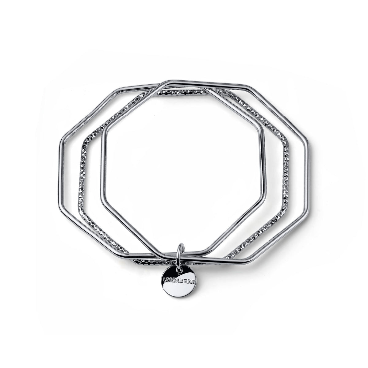 Unoaerre 2743 3-bangle silver bracelet 