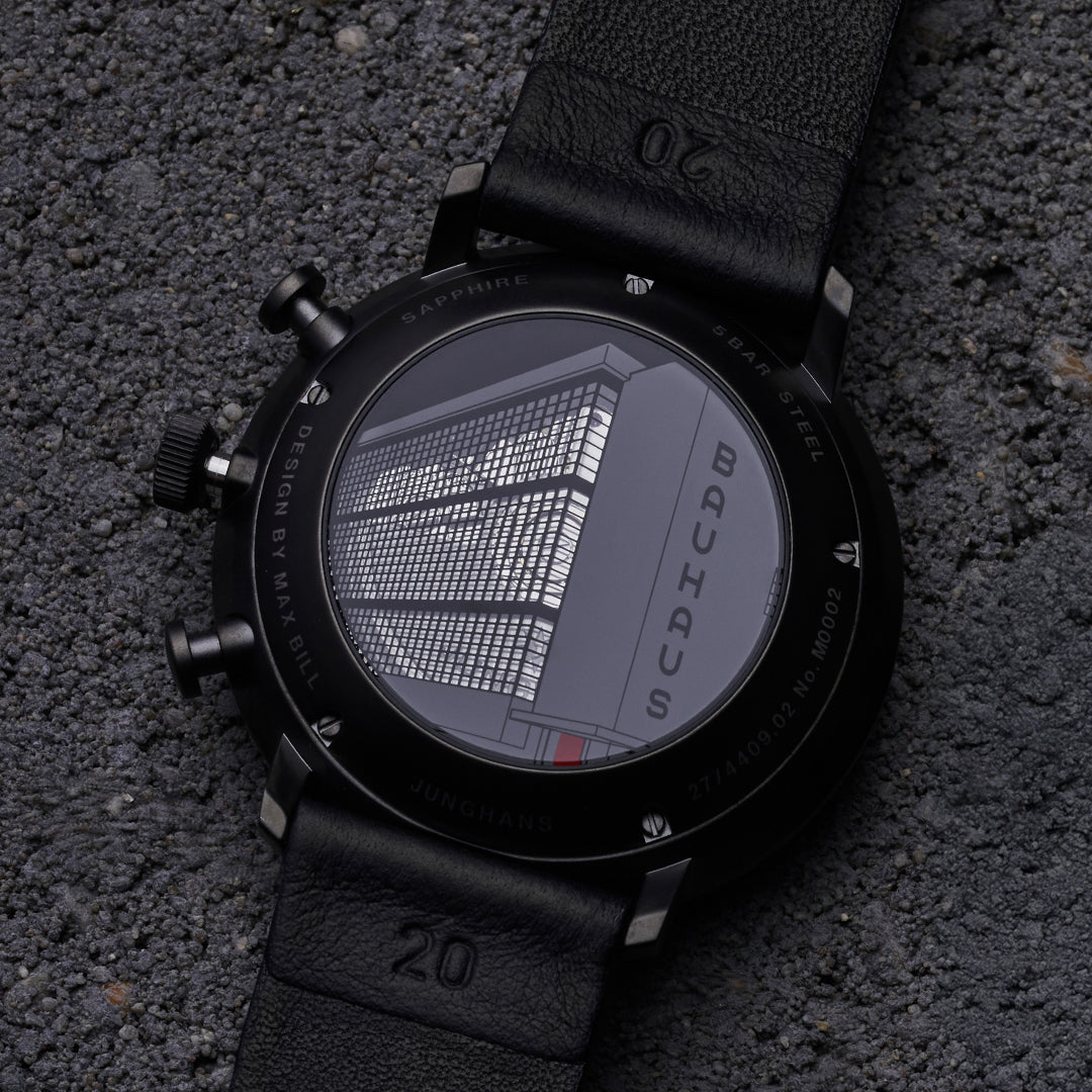 Junghans Max Bill Chronoscope Bauhaus 40mm 27/4409.02