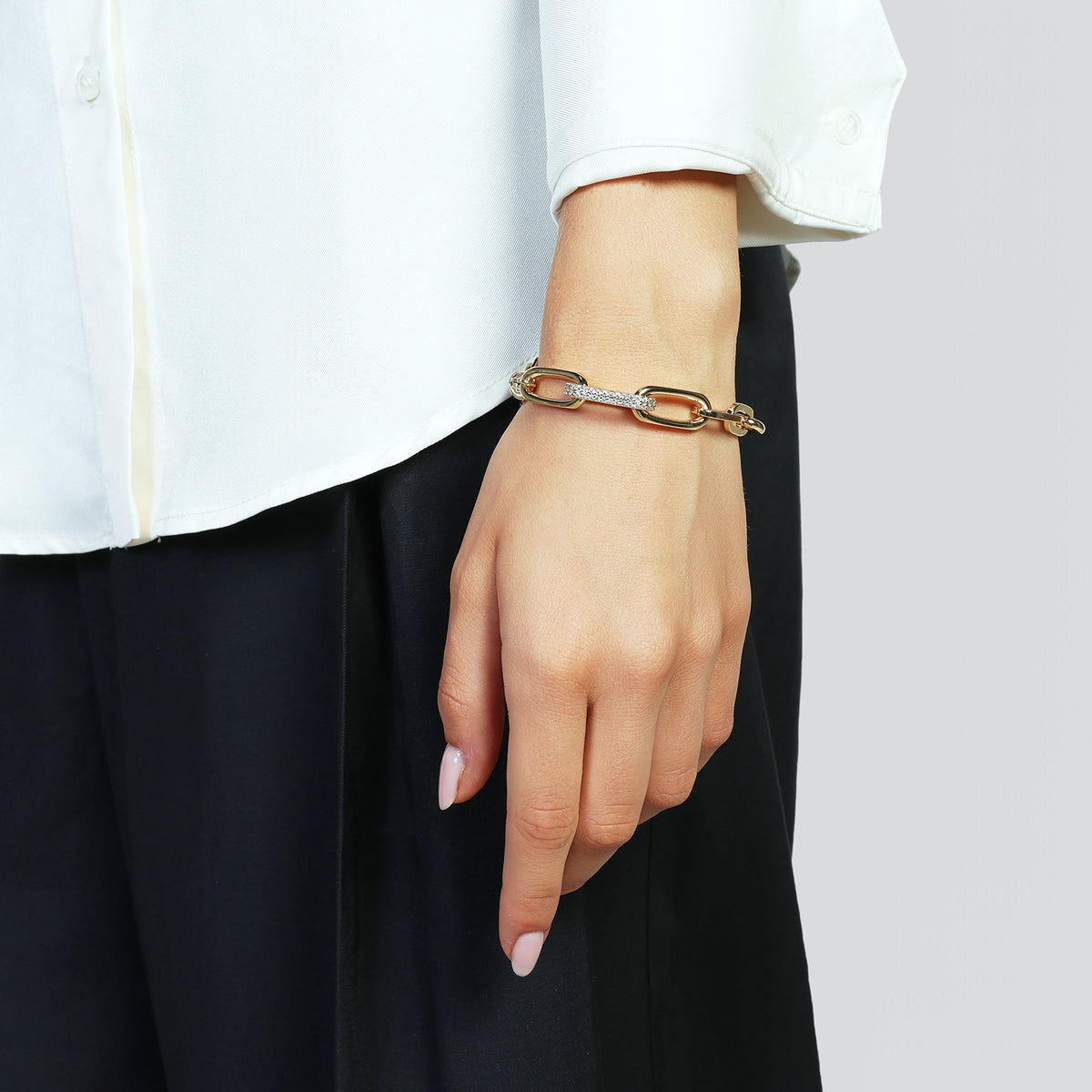 Unoaerre 2771 Zirconia Mesh Bracelet 