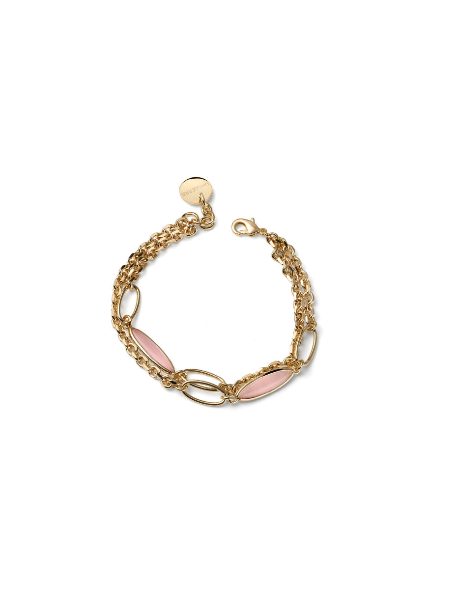 Bracciale Joya con Occhio di Gatto Rosa Unoaerre 2890