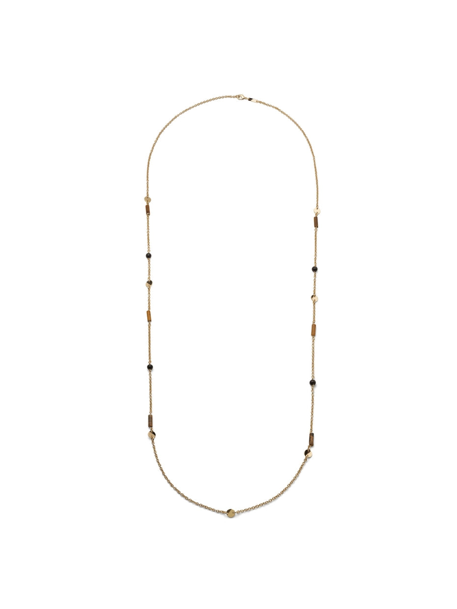 Collana Lunga Joya con Onice e Occhio di tigre Unoaerre 2897