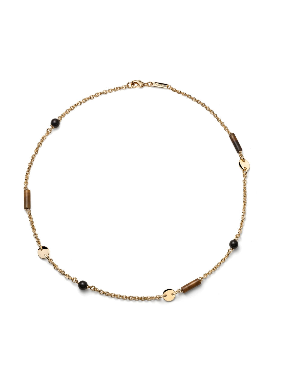 Collana Joya con Onice e Occhio di Tigre Unoaerre 2898