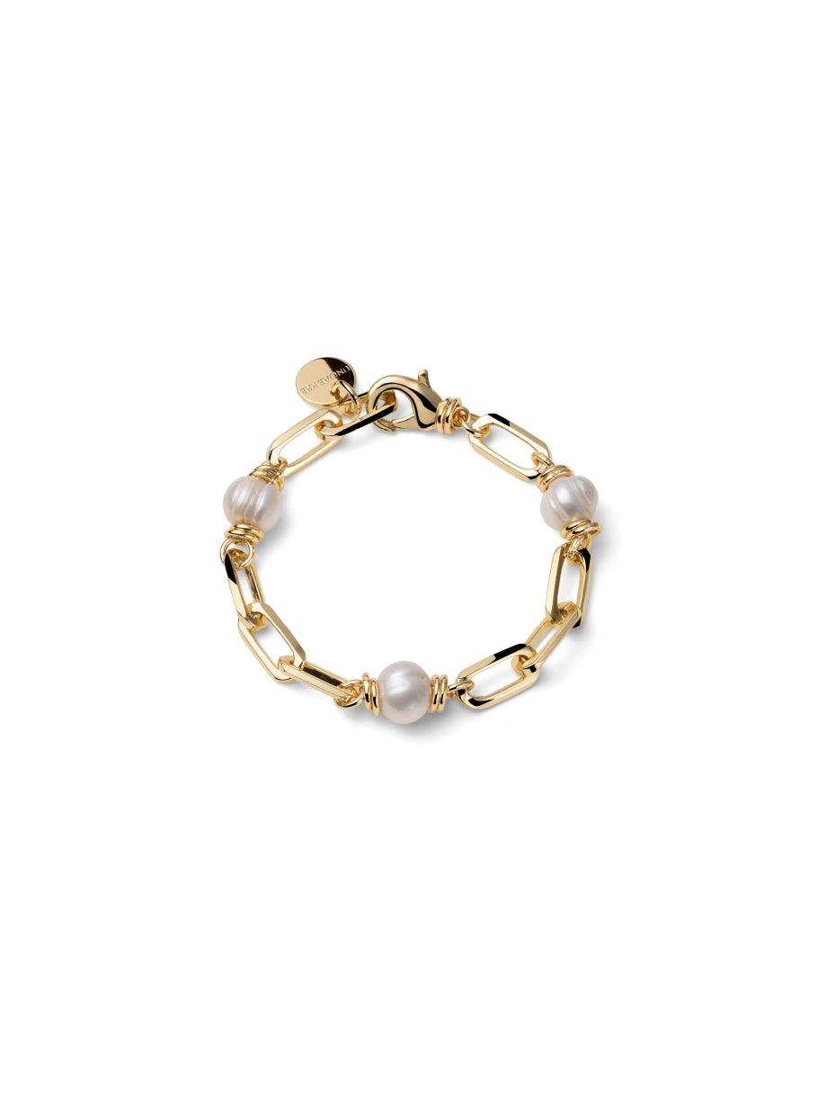 Bracciale Catena Dorata con Perle Unoaerre 2913