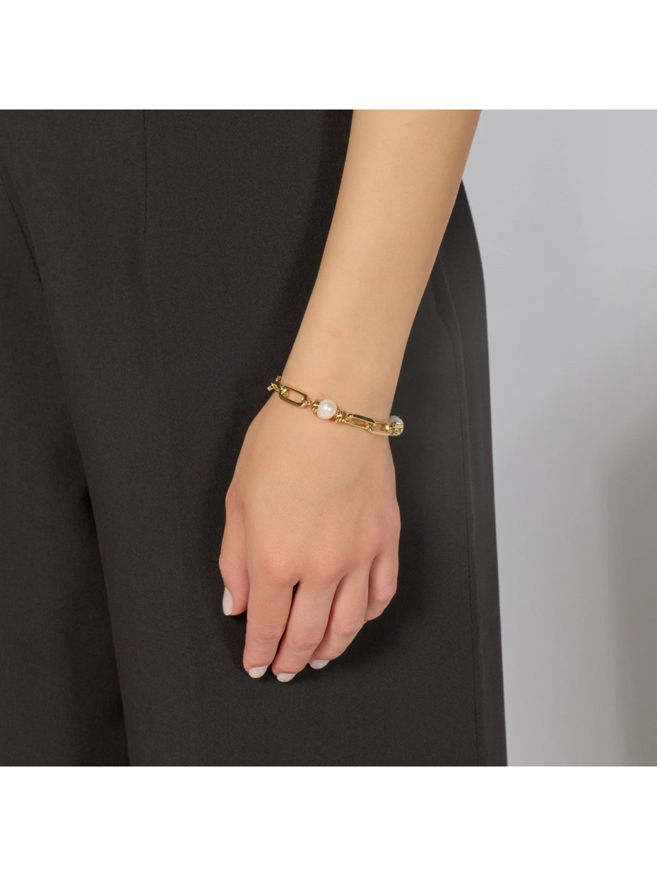 Bracciale Catena Dorata con Perle Unoaerre 2913