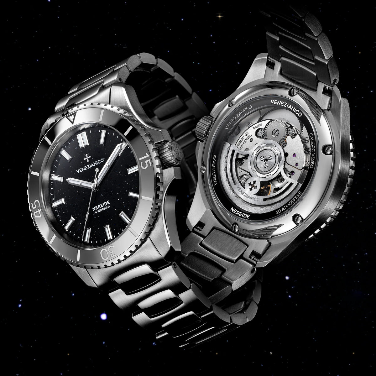 Venetian Nereid Tungsten 39mm 3121540C