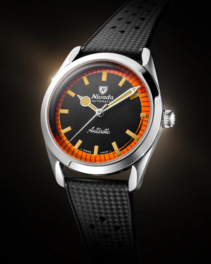 Nivada Grenchen Super Antarctic Black & Orange 32057A01