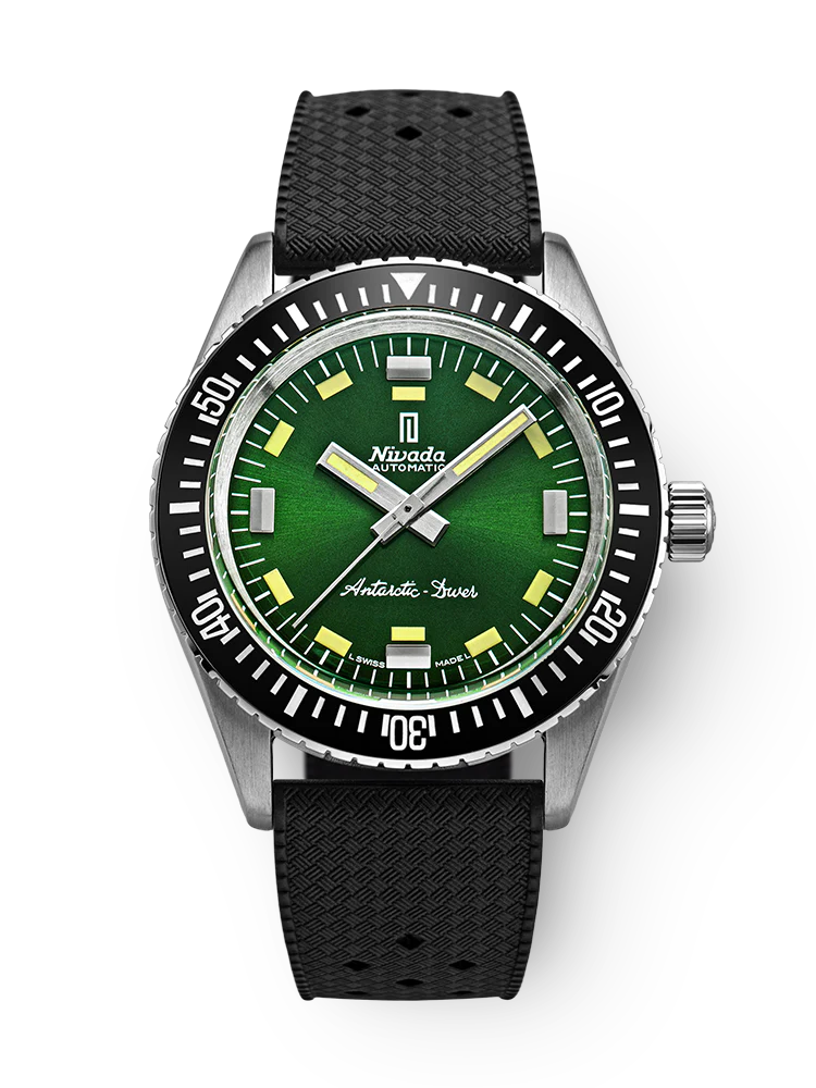 Nivada Grenchen Antarctic Diver Green No Date 32059A01