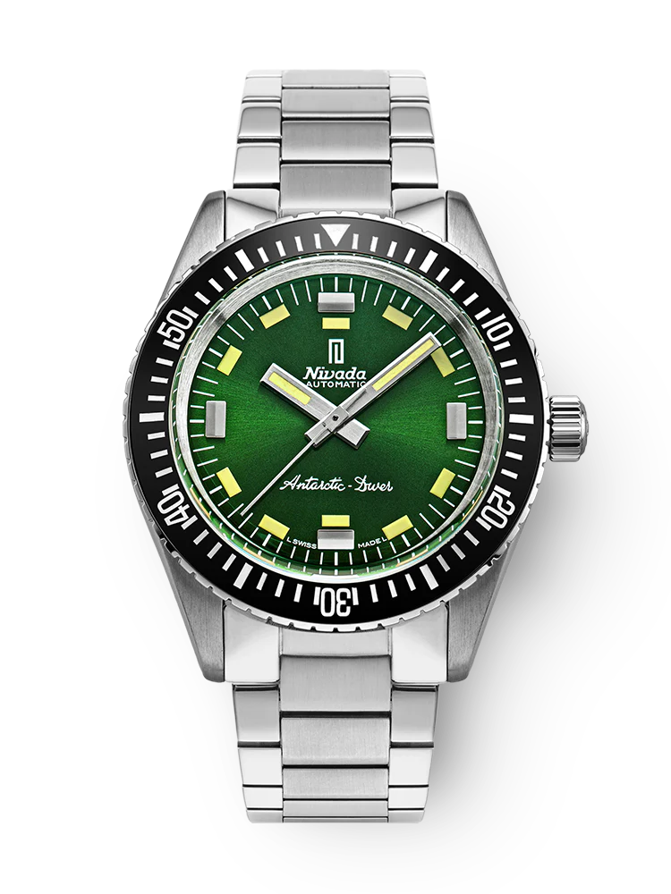 Nivada Grenchen Antarctic Diver Green No Date 32059A20