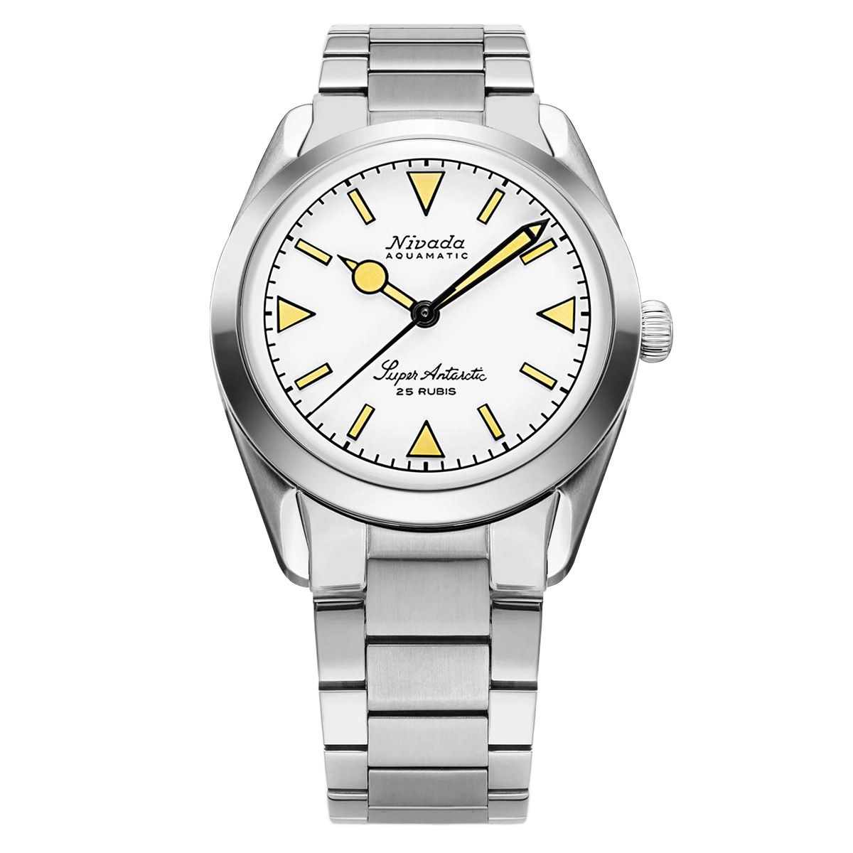 Nivada Grenchen Super Antarctic White, Beige Luminova 32064A20