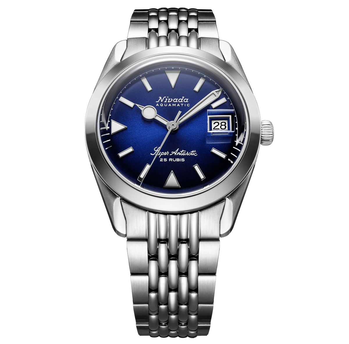 Nivada Grenchen Super Antarctic Blue 38mm 32076A04