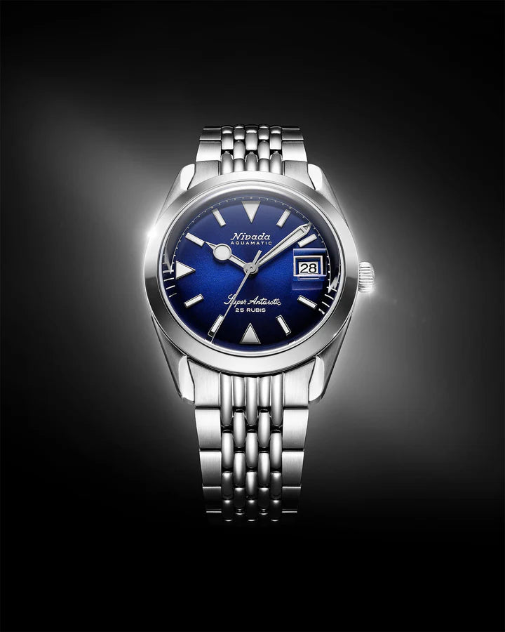 Nivada Grenchen Super Antarctic Blue 38mm 32076A04