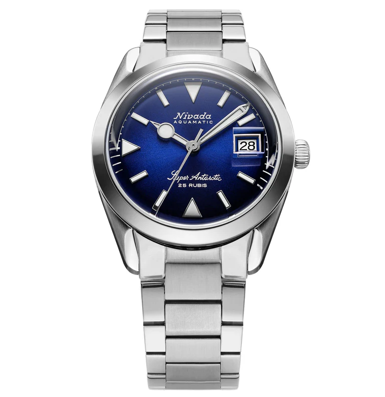 Nivada Grenchen Super Antarctic Blue 38mm 32076A20