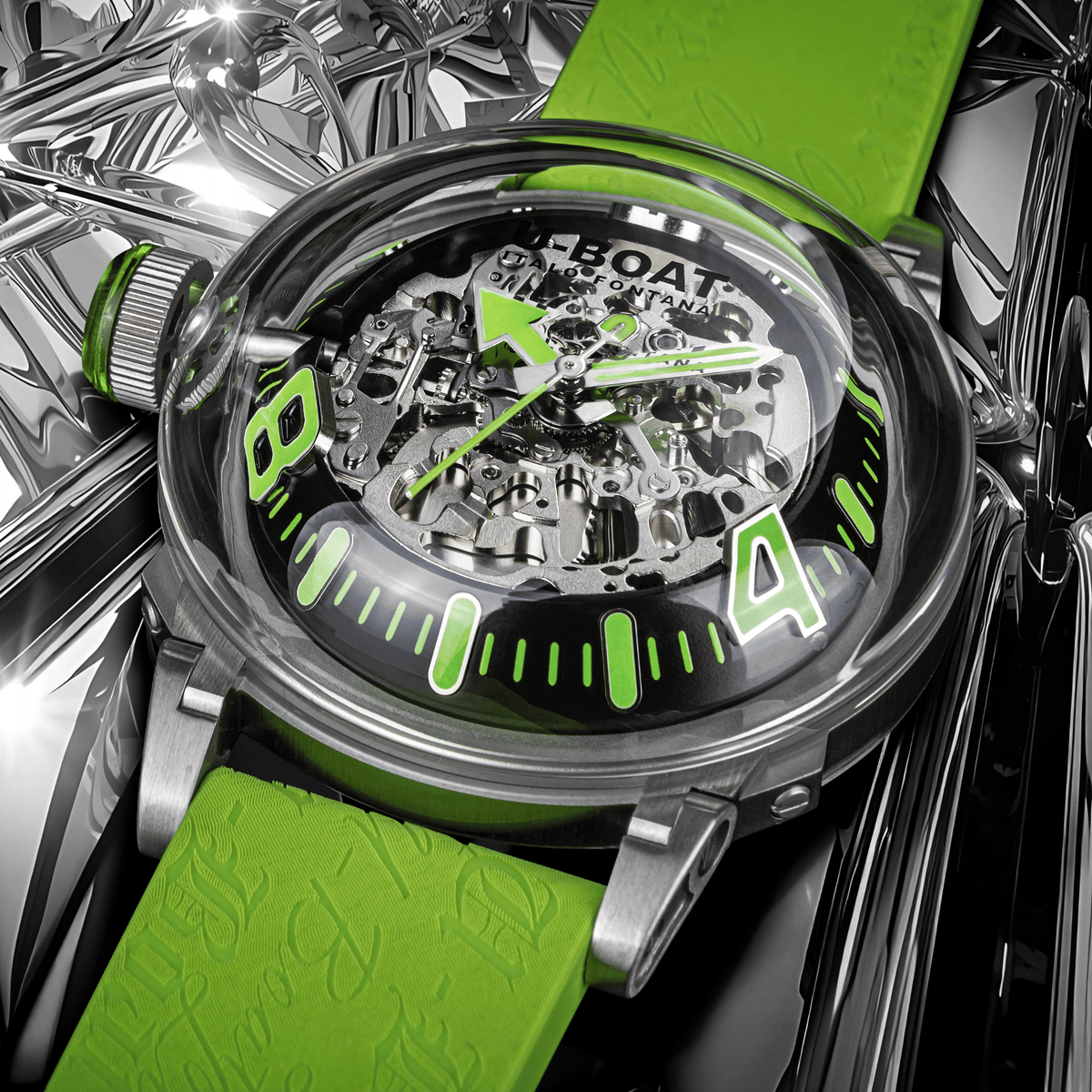 U-BOAT U-65 Automatic Green 44mm 3344