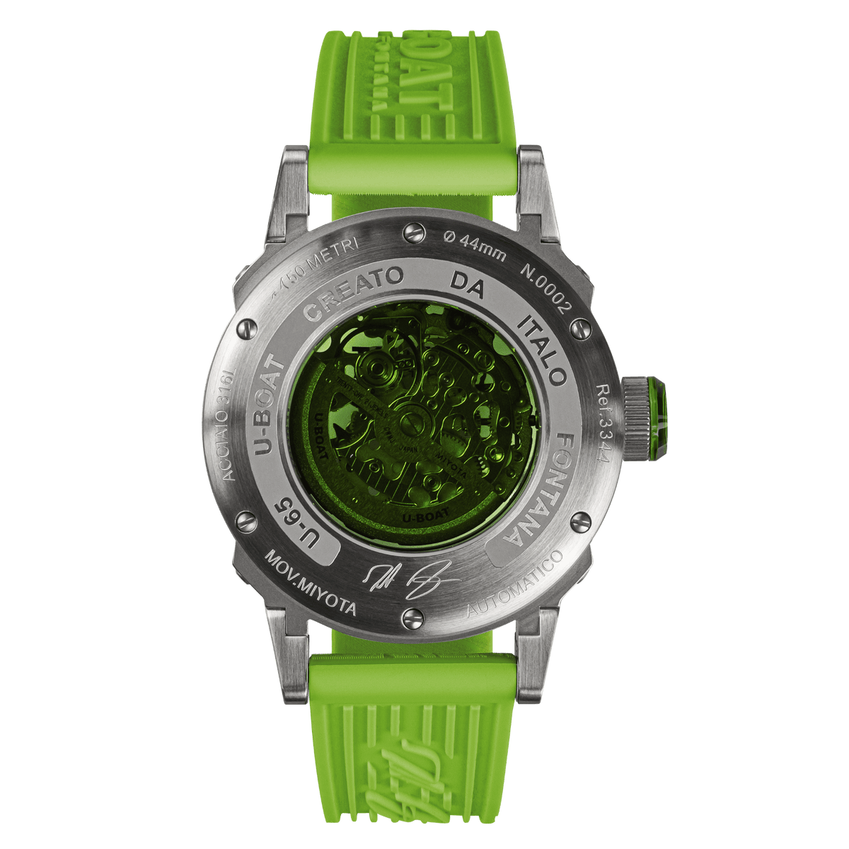 U-BOAT U-65 Automatic Green 44mm 3344