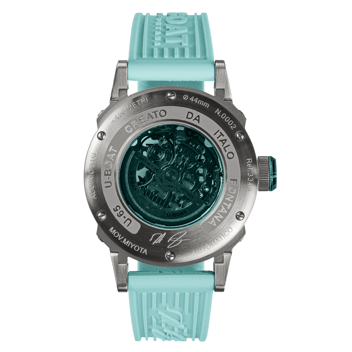U-BOAT U-65 Automatic Turquoise 44mm 3345