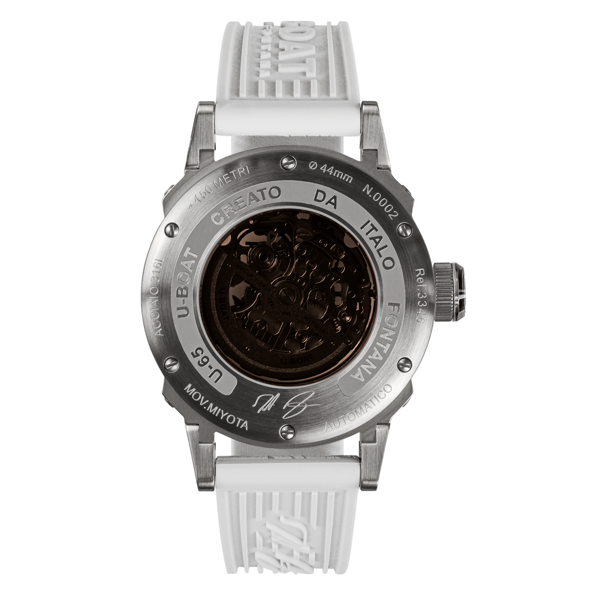 U-BOAT U-65 Automatic White 44mm 3346
