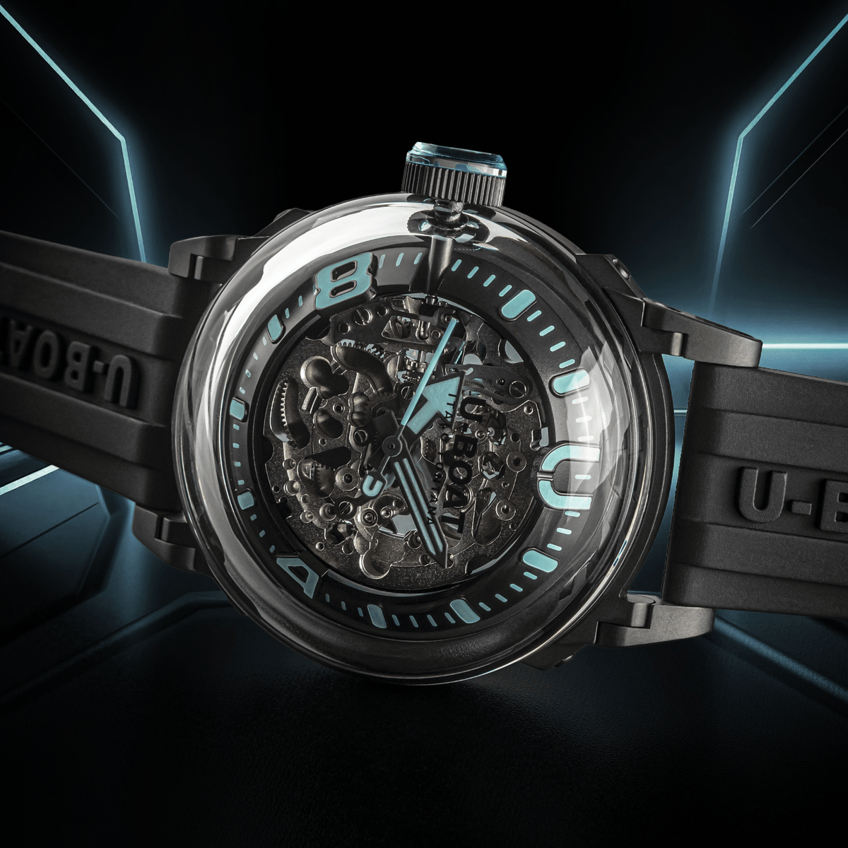 U-BOAT U-65 Automatic PVD Turquoise 44mm 3348