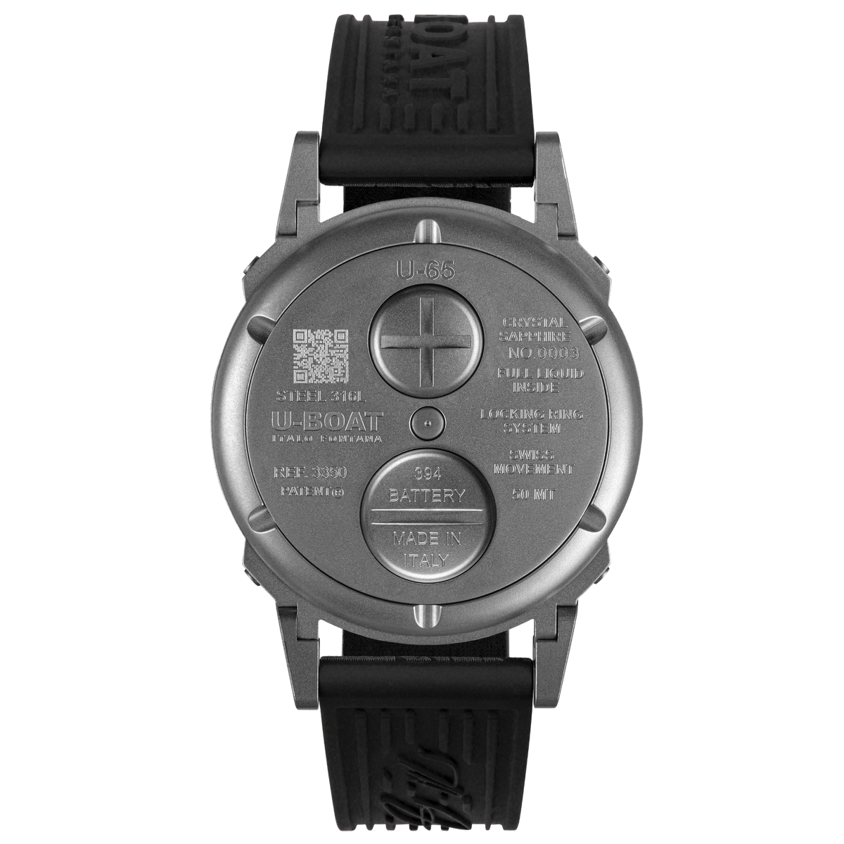 U-BOAT U-65 44mm SS Green 3350