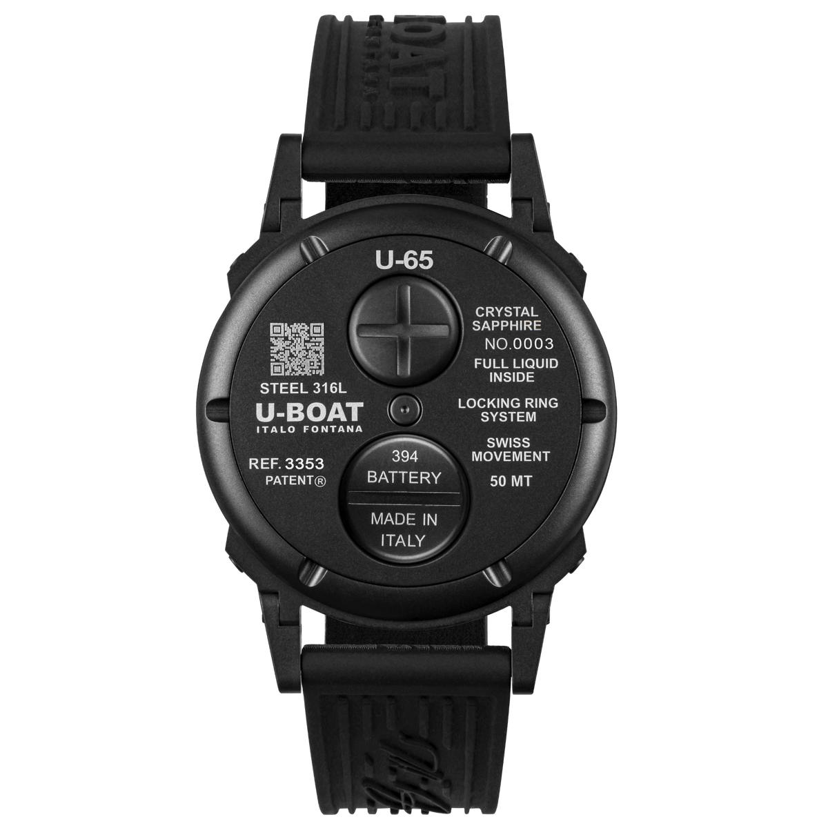 U-BOAT U-65 44mm PVD Turquoise 3353