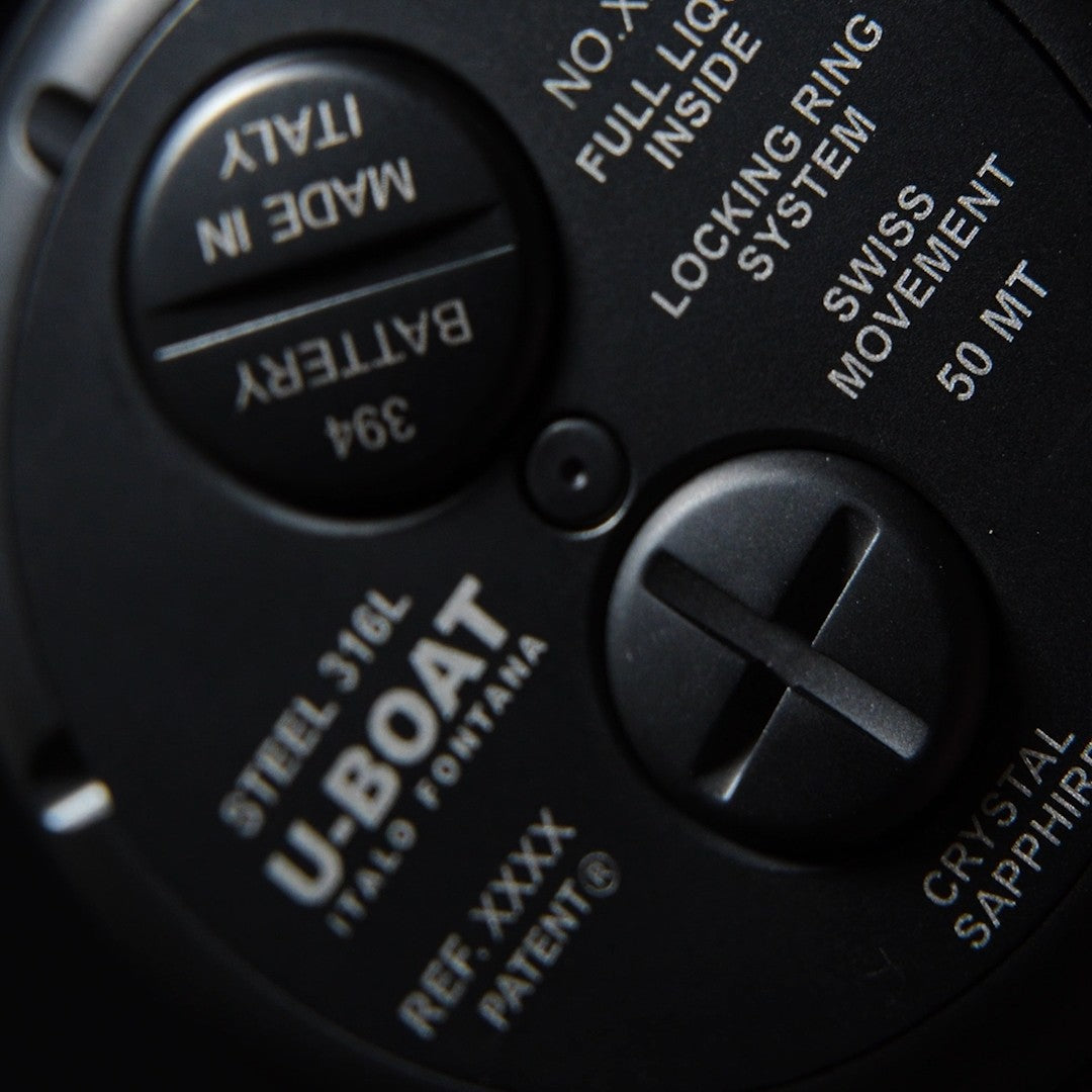 U-BOAT U-65 44mm SS White 3354