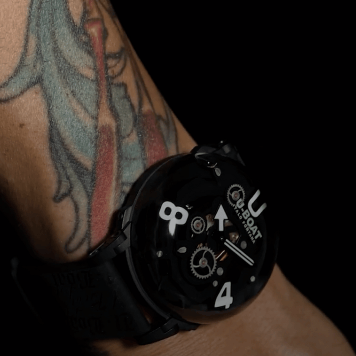 U-BOAT U-65 44mm PVD White 3355