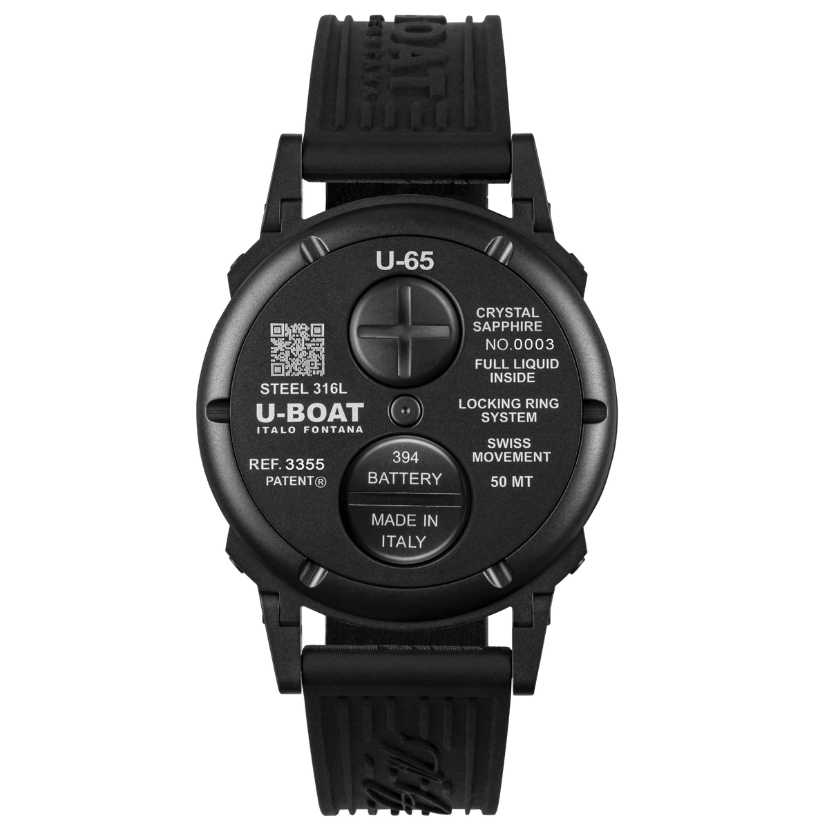 U-BOAT U-65 44mm PVD White 3355