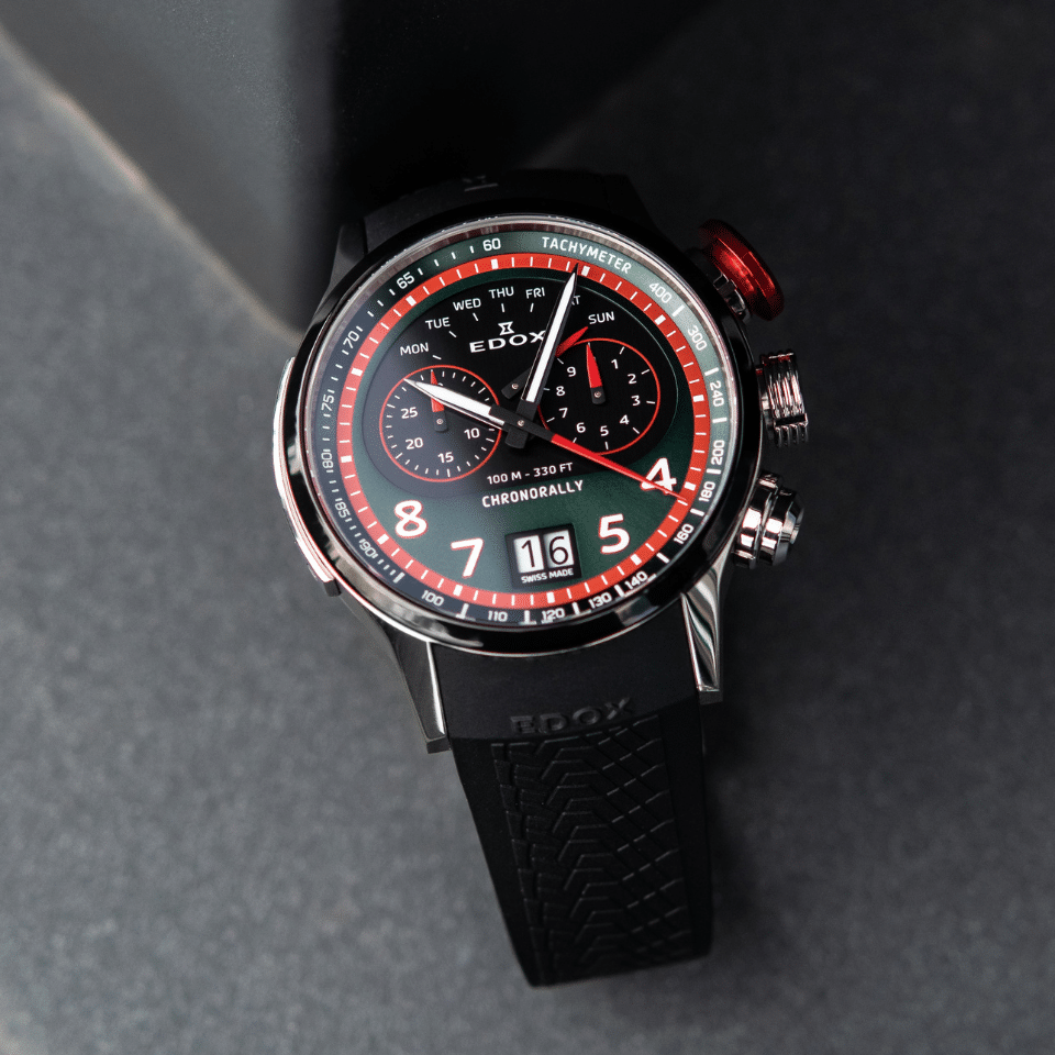 Edox Chronorally 45mm 38001-TINNR-VR