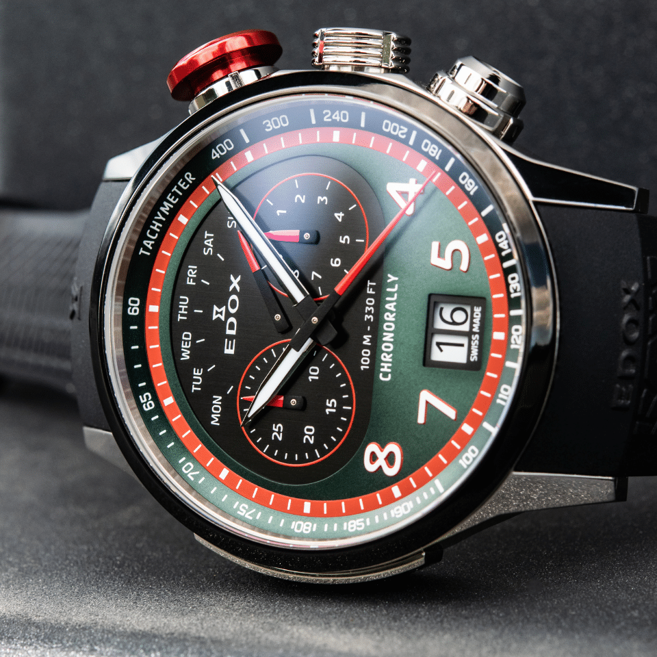 Edox Chronorally 45mm 38001-TINNR-VR