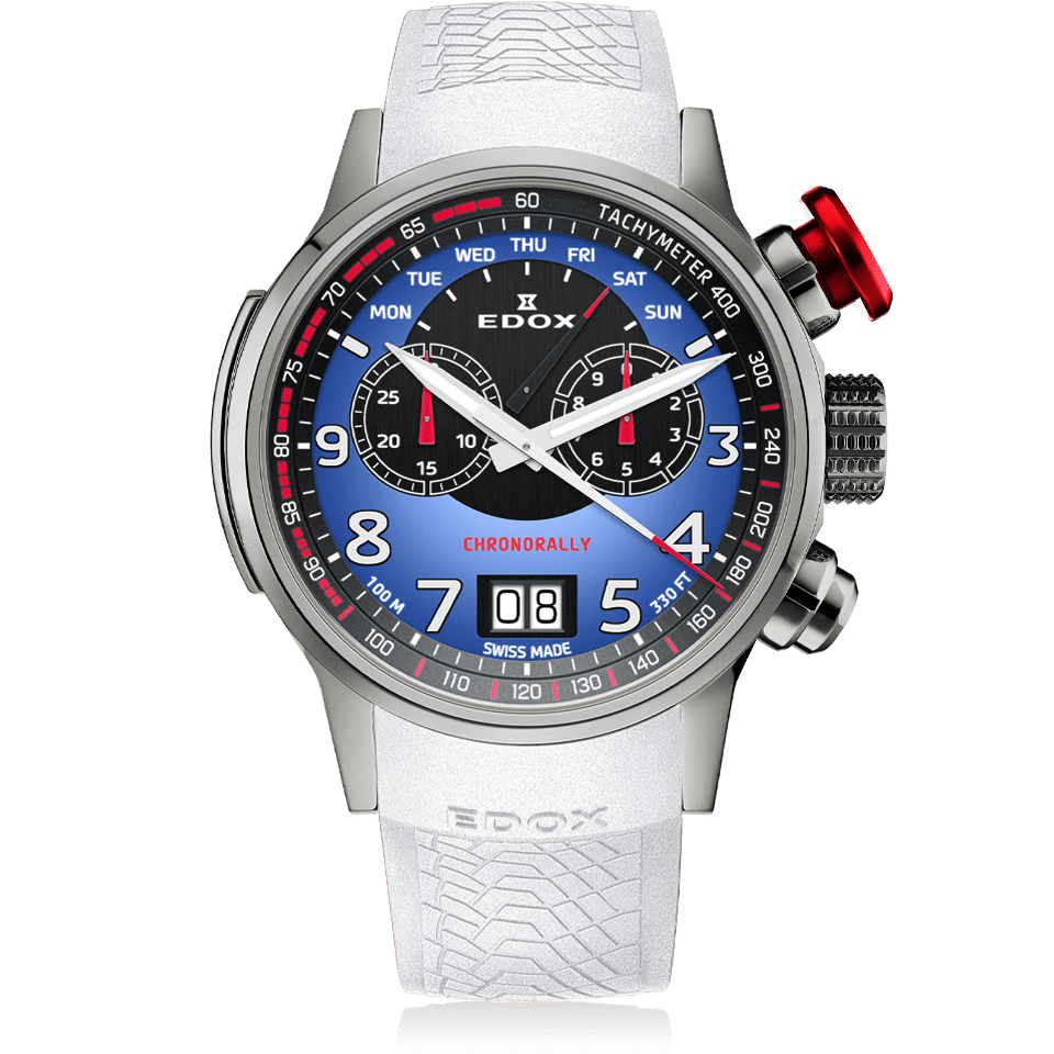 Edox Chronorally 45mm BMW M-Motorsport Limited Edition 38001-TINR-BUDN