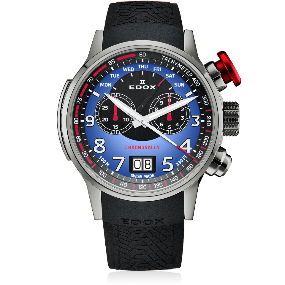 Edox Chronorally 45mm BMW M-Motorsport Limited Edition 38001-TINR-BUDN