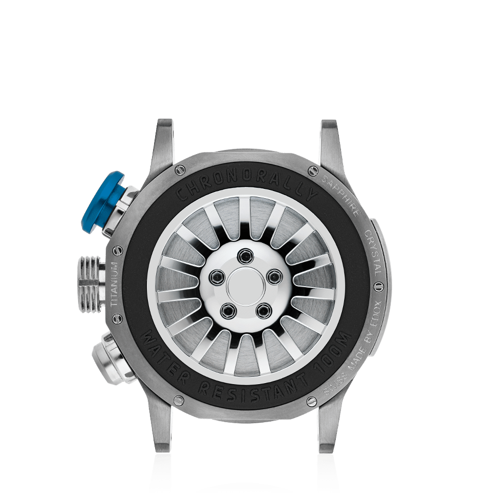 Edox Chronorally 45mm 38003-TINBU-GNBU