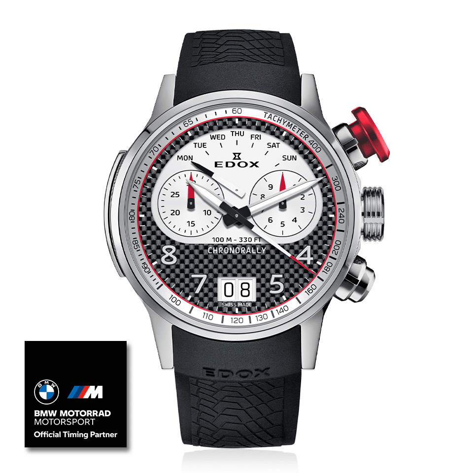 Edox Chronorally 45mm Limited Edition BMW Motorrad 38003-TINR-CANBR