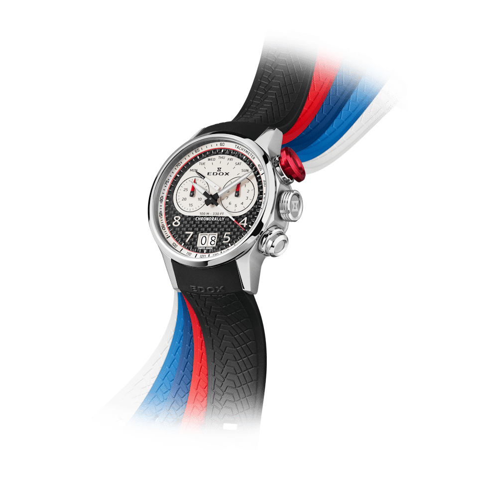 Edox Chronorally 45mm Limited Edition BMW Motorrad 38003-TINR-CANBR