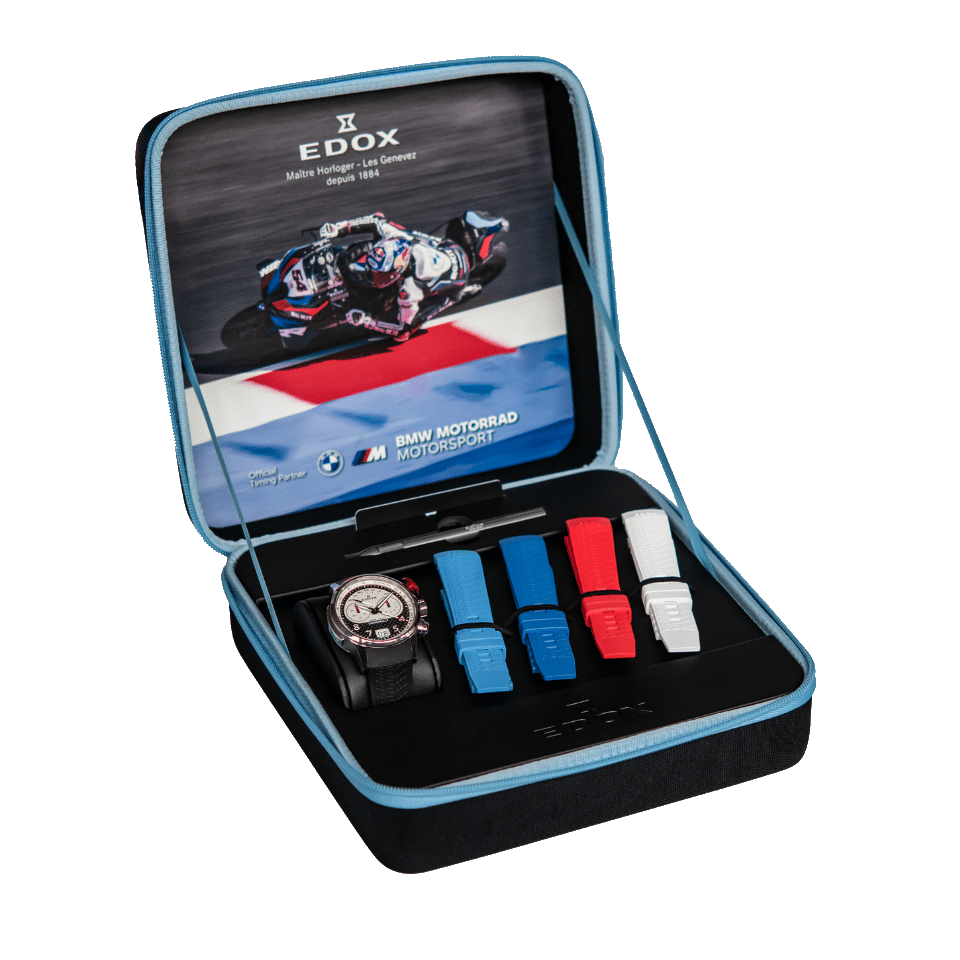 Edox Chronorally 45mm Limited Edition BMW Motorrad 38003-TINR-CANBR