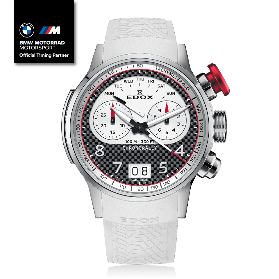 Edox Chronorally 45mm Limited Edition BMW Motorrad 38003-TINR-CANBR