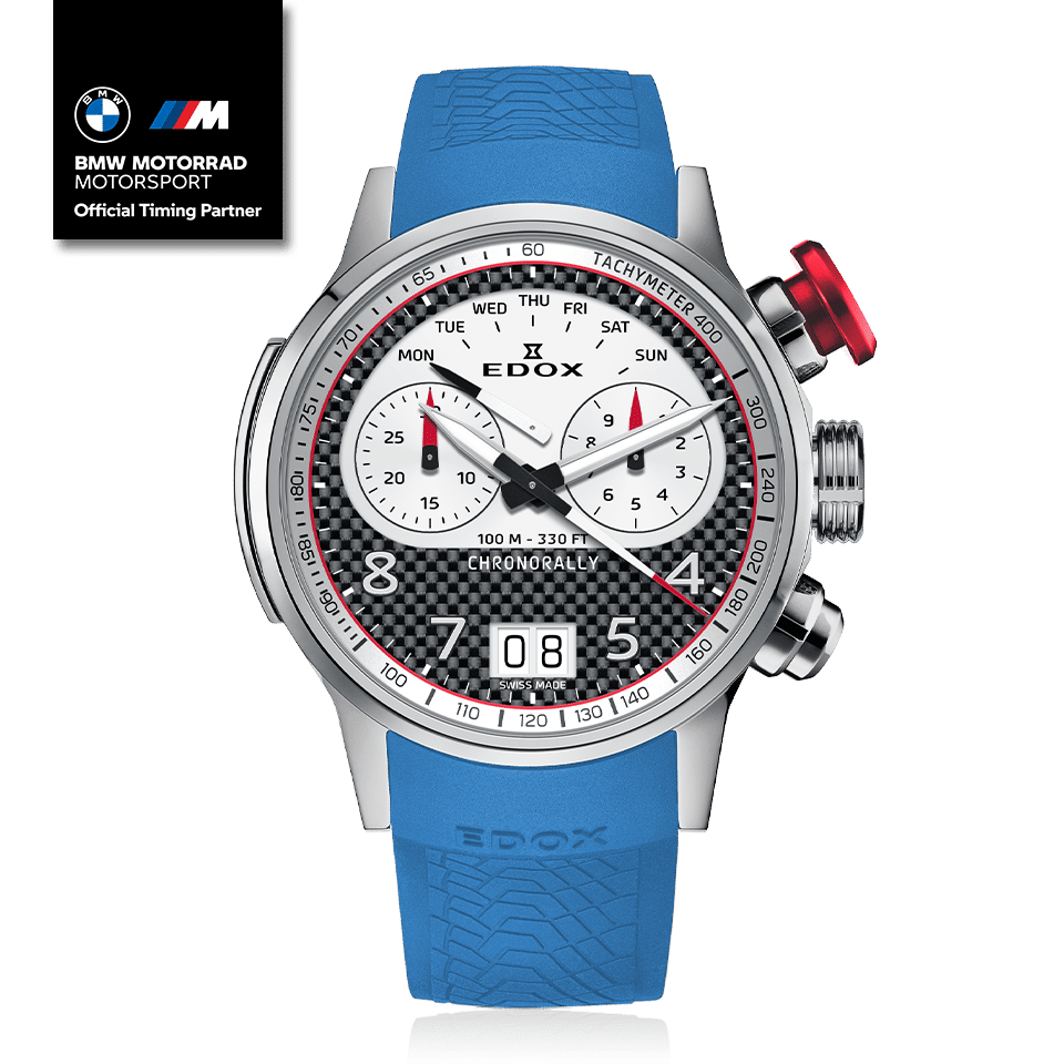Edox Chronorally 45mm Limited Edition BMW Motorrad 38003-TINR-CANBR