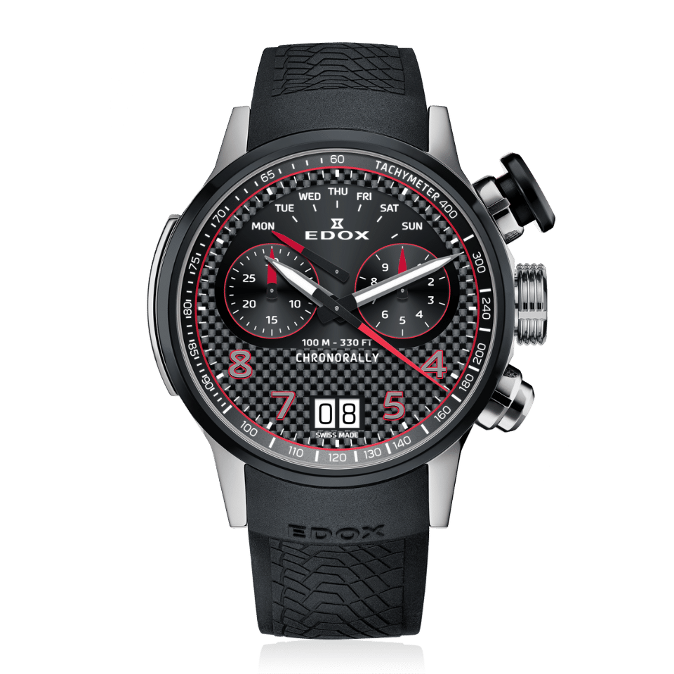 Edox Chronorally 45mm Limited Edition 38003-TINRIV-CARO