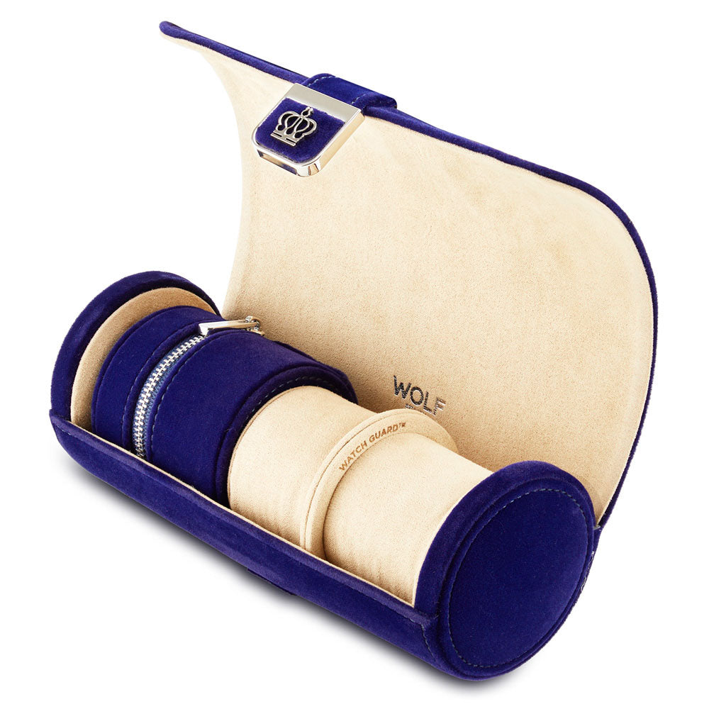 Royal Asscher Double Watch Roll with Jewelry