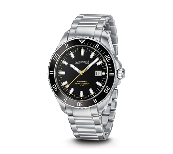 Eberhard &amp; Co Scafograf 300 Black Rubber 41034.01/S CA2C