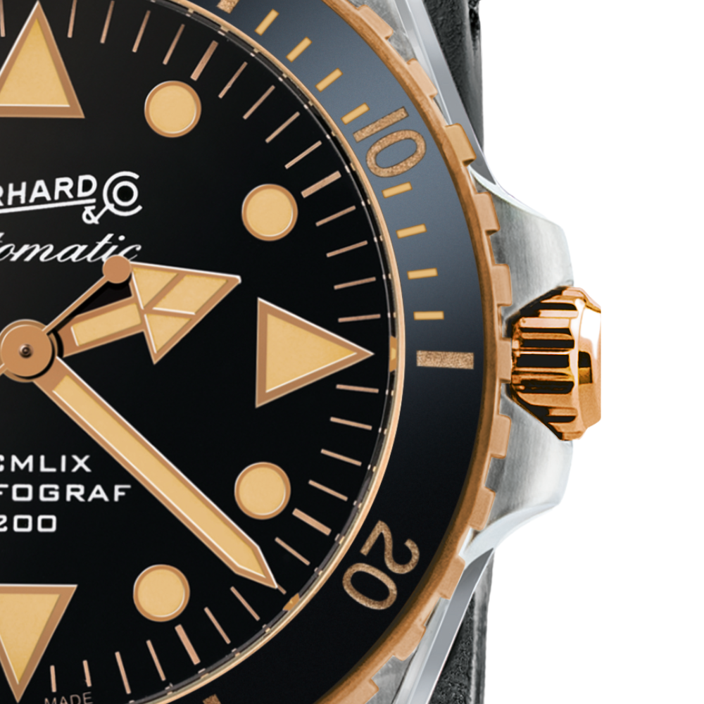 Eberhard & Co Scafograf 200 MCMLIX 39mm Bronze Edition 41147.01 CP