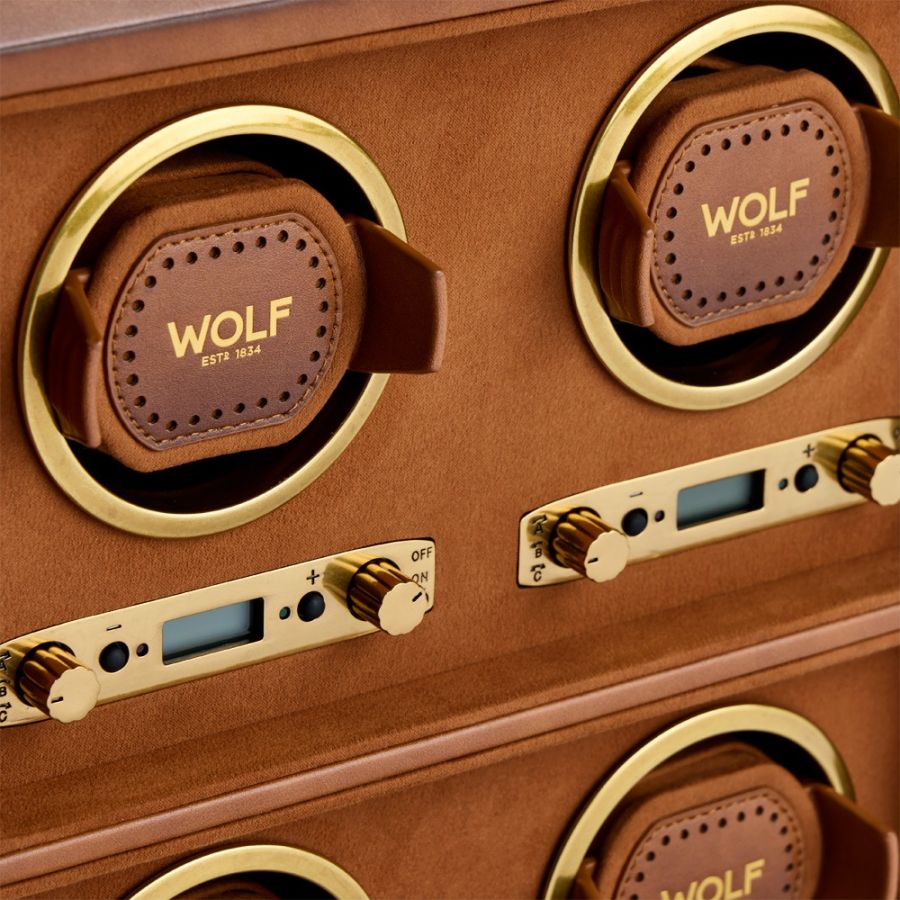 Wolf 1834 Brogue 4 Piece Watch Winder 440406