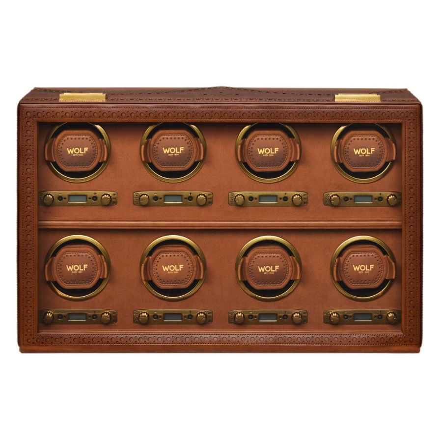 Wolf 1834 Brogue 8 Piece Watch Winder 440806