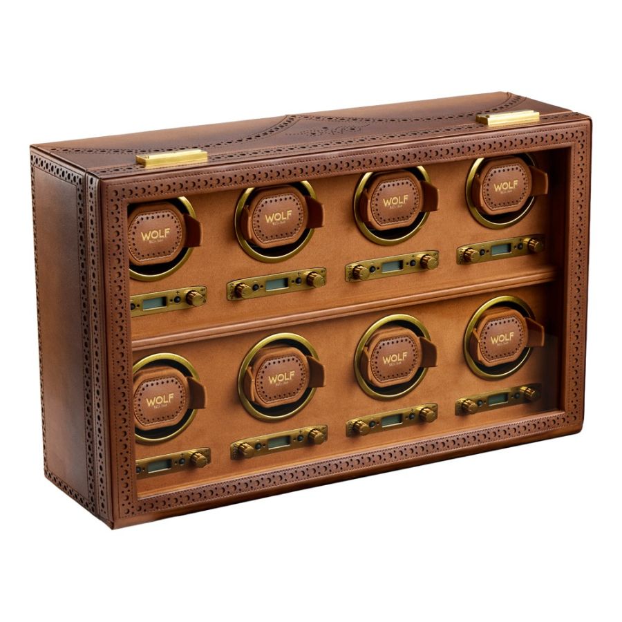 Wolf 1834 Brogue 8 Piece Watch Winder 440806