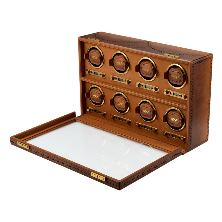 Wolf 1834 Brogue 8 Piece Watch Winder 440806